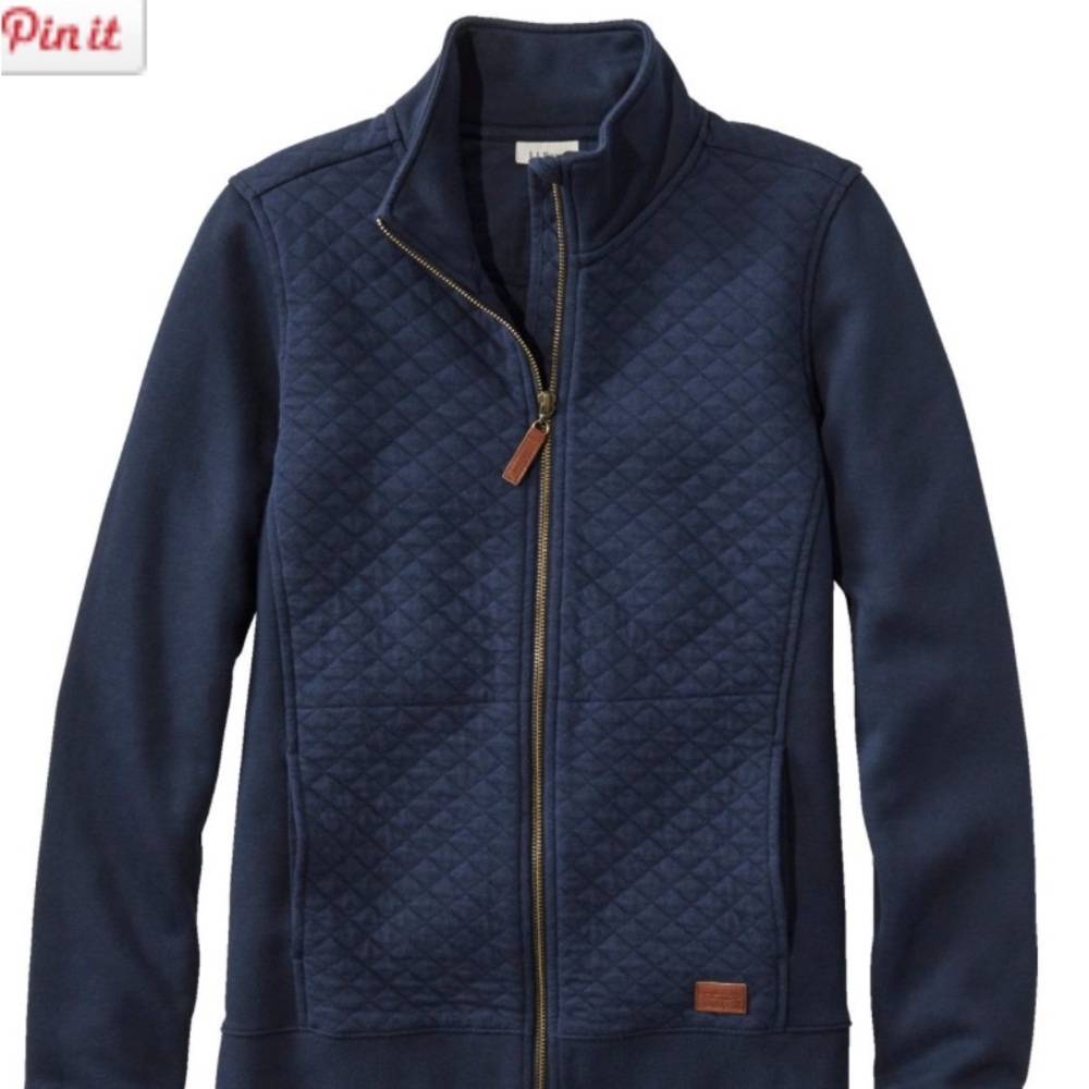 Quilted full-zip sweatshirt, GUC